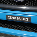 "SEND NUDES" PLATE DELETE