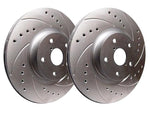 SP Performance Drilled And Slotted Rear Brake Rotors | 2015-2020 Subaru WRX