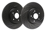 SP Performance Drilled And Slotted Rear Brake Rotors | 2015-2020 Subaru WRX