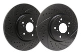 SP Performance 320mm Drilled And Slotted Front Brake Rotors | 2007-2013 Mazda Mazdaspeed3