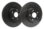 SP Performance 280mm Drilled And Slotted Rear Brake Rotors | 2007-2013 Mazda Mazdaspeed3