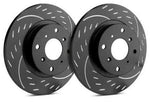 SP Performance 280mm Dimpled and Diamond Slotted Rear Brake Rotors | 2007-2013 Mazda Mazdaspeed3