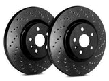 SP Performance Double Drilled and Slotted Front Brake Rotors | 2015-2020 Subaru WRX