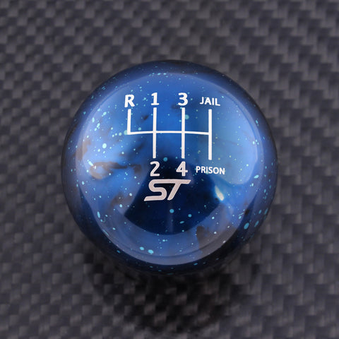 BLUE COSMIC SPACE - 6 SPEED ST JAIL-PRISON ENGRAVING - ST/RS FITMENT