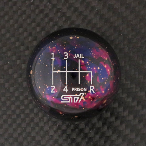 PURPLE COSMIC SPACE - 6 SPEED STI JAIL-PRISON ENGRAVING - 6 SPEED STI FITMENT