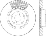 Centric Front Premium Brake Rotor | 2015-2019 Subaru WRX