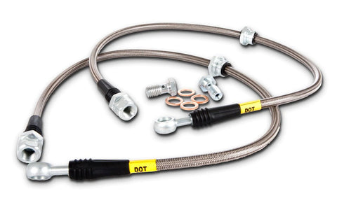 Stainless Steel Front Brake Lines by StopTech | 2017-2020 Subaru WRX