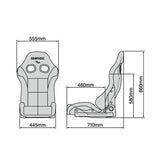 Bride Stradia III Reclining Seat - Gradation / Aramid-Black Shell / Low Cushion