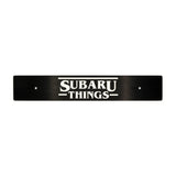 "SUBARU THINGS" PLATE DELETE