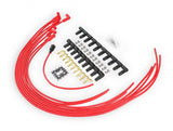 ACCEL Spark Plug Wire Set- 8mm - Super Stock Universal with Graphite Core - Red Wire with Red 90 Deg Boots