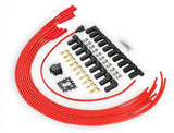 ACCEL Spark Plug Wire Set - 8mm - Universal - Red Wire with Red Straight Boots