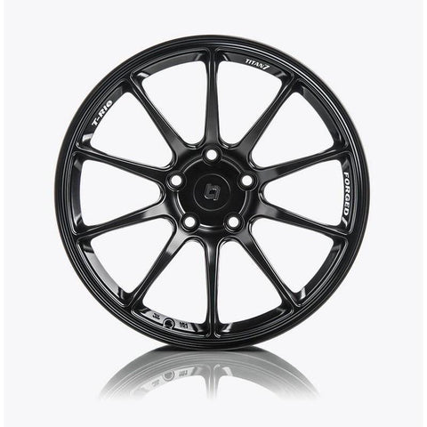 Titan 7 18 Inch T-R10 Machine Black Forged Wheels For Honda Civic Type R