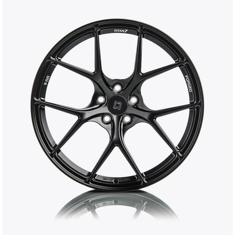 Titan 7 19 Inch T-S5 Machine Black Forged Wheels For Honda Civic Type R FK8