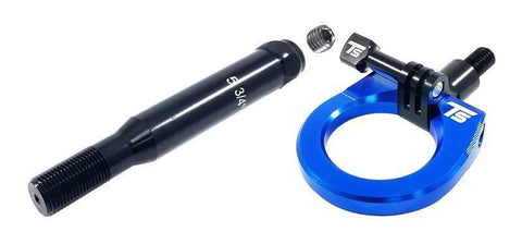 Torque Solution Billet Front Tow Hook W/ Go Pro Mount (Blue) Subaru WRX / STI 2015+ TS-THF-SVA-GPBU