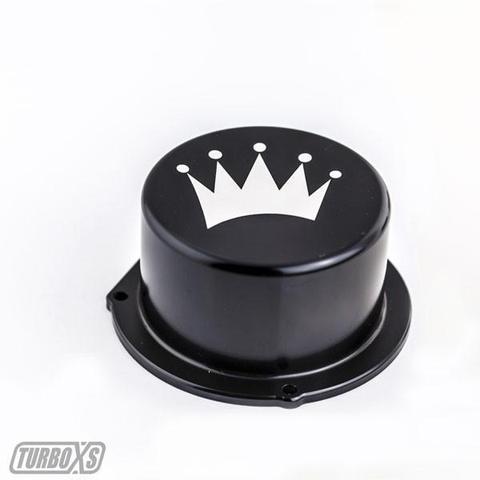 TurboXS Billet Aluminum Vacuum Pump Cover Black Subaru WRX 2015-2019