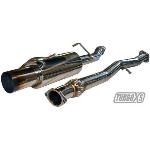 TurboXS Cat Back Exhaust Blued Tips Subaru WRX / STI 2002-2007