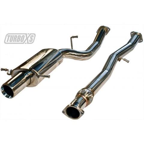 TurboXS Cat Back Exhaust Polished Tips Subaru WRX / STI 2002-2007