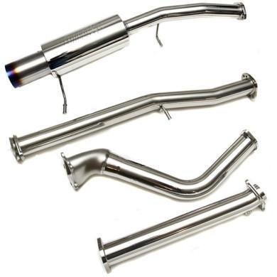 TurboXS Titanium Muffler Turboback Exhaust Subaru WRX / STI 2002-2007