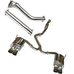 TurboXS Quad Blued Tip Turboback Exhaust Subaru WRX / STI Sedan 2011-2014