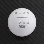 GLOSS WHITE WEIGHTED - 6 SPEED RS ENGRAVING - ST/RS FITMENT