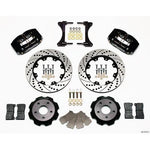 Wilwood Dynapro Radial Black Slotted Front Brake Kit 2002 Subaru WRX w/ 15-in Wheels