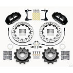 Wilwood FNSL4R Black Rear Slotted & Drilled Big Brake Kit 2002-2005 Subaru WRX