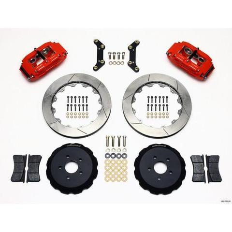 Wilwood SL6 Red Front Slotted Big Brake Kit 2002 Subaru WRX w/ 17-in Wheels