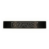 "WRX" PLATE DELETE