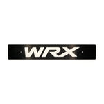 "WRX" PLATE DELETE